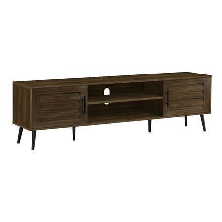 MONARCH SPECIALTIES Tv Stand, 72 Inch, Console, Storage Cabinet, Living Room, Bedroom, Brown Laminate I 2717